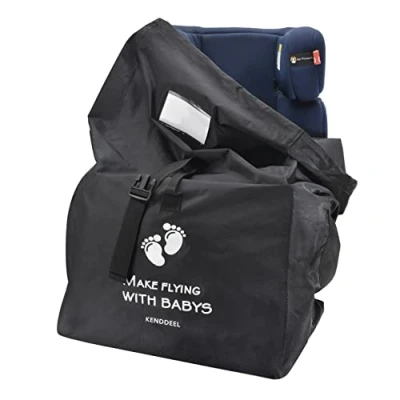 Image de Sac de voyage pour poussette d&#039;avion Gate Check Bag Housse résistante avion simple et double, noir