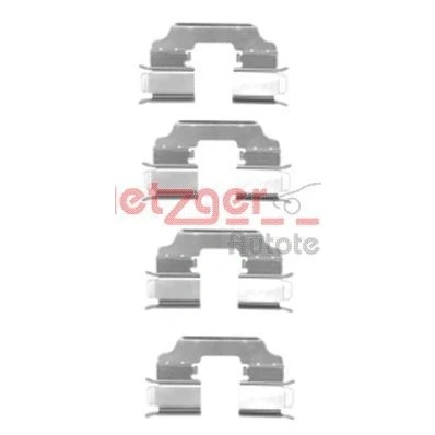 Image de METZGER 109 1770 Kit d&#039;accessoires, plaquette de frein à disque RENAULT: Kangoo II Express, / Grand Kangoo, Be Bop
