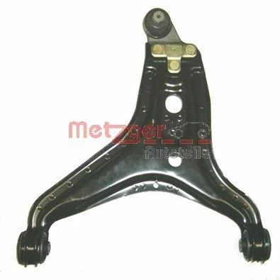 Image de METZGER 58011801 Bras de suspension avec rotule suspension, support en caoutchouc Essieu avant gauche barre oscillant transversal