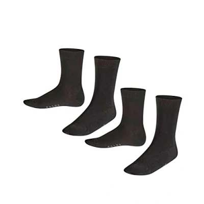 Image de FALKE Happy 2 Pack K SO coton unies lot de paires, Chaussettes Mixte enfant, Multicolore (Sortiment 0010), 39 42