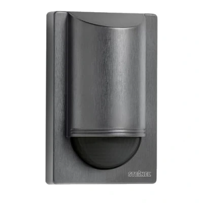 Image de Steinel Détecteur de Mouvement is 2180 ECO Anthracite, 180 Infrarouge Passif, Max. 12 m, capteur en sailie, Protection Anti Reptation
