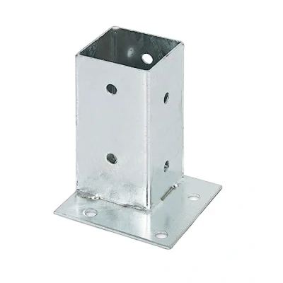 Image de Alberts 211714 Ancre sur platine pour la fixation dans les angles galvanisée à chaud 71 x mm