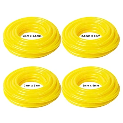 Image de Set de 4 tuyaux en PVC pour carburant Longueur 1.5 m Dimensions (diamètre intérieur x diamètre extérieur) 2,5 5 mm, 3 2 3,5 6 mm