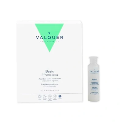Image de Valquer Profesional Après Shampoing Professionnel Soie Naturelle Réparatrice/Nutritive, 12 x 15 ml