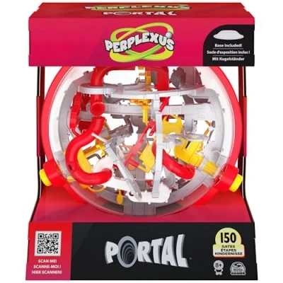 Image de PERPLEXUS PORTAL Labyrinthe Parcours 3D Avec 150 Défis, 50 Portails et 3 Boutons Extérieurs Jeu d&#039;Action Réflexe Casse tete Enfant Vertus Pédagogiques Jouet 8 Ans +