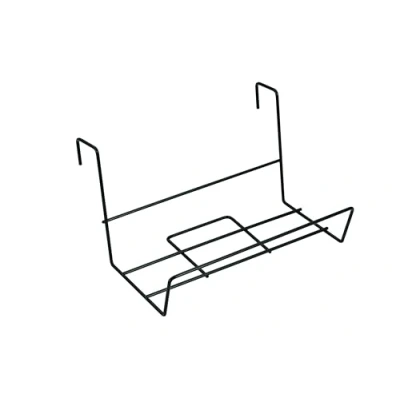 Image de Sauvic 03235 Support Balcon pour Jardinières Acier Plastifié Noir 41 x 21 23 cm