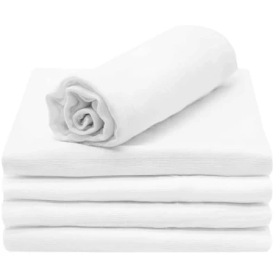 Image de ZOLLNER Set de 5 Linge crachat en Mousseline, Langes bébé, Coton, 80x80cm