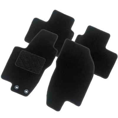 Image de AutoStyle TM BM512 Ensemble de tapis sol Textile avant et arrière 4 noir BMW: 3 Berline, Coupe, Compact