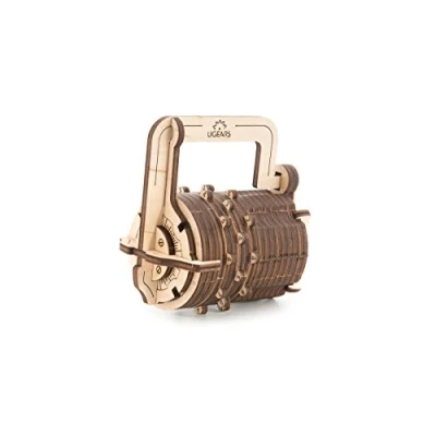 Image de UGEARS UTG0017 Puzzle mécanique 3D en bois avec serrure à combinaison
