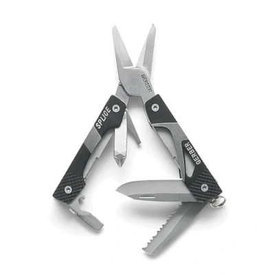 Image de Gerber Pince de poche multifonctions Splice poche, 6 outils en 1, Aluminium/Acier Inoxydable, Noir, 31 000013