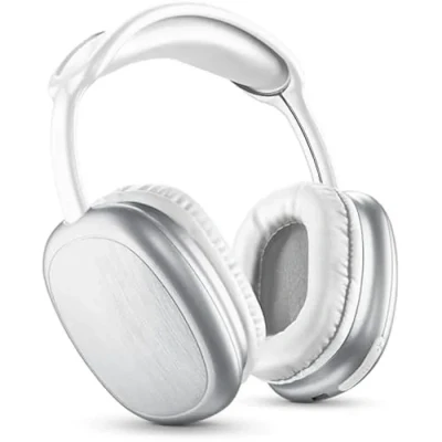 Image de Music Sound Casque Bluetooth MAXI2 5.0 sans Fil Play Time 22h Charging 1,5h Microphone intégré Commandes sur Le pavillon et Bandeau réglable, Couleur Blanche