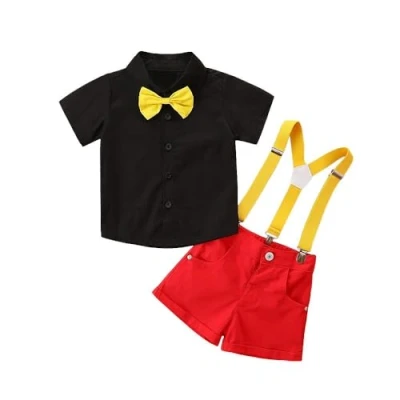 Image de Lito Angels Deguisement Costume Mickey Mouse pour Enfant Garcon Taille 3 4 ans (étiquette en tissu 110)