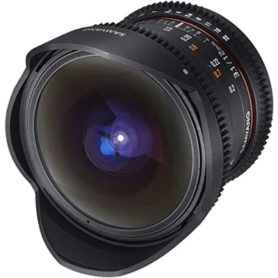 Image de Objectif Samyang 12mm T3.1 VDSLR pour Nikon Ouverture Distance focale Oeil de poisson