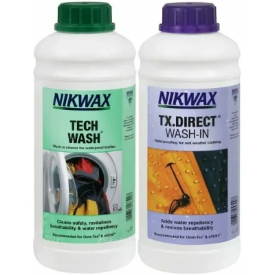 Image de Nikwax 1000ml Tech Wash / TX.Direct Twin Pack Articles d&#039;entretien pour les vêtements