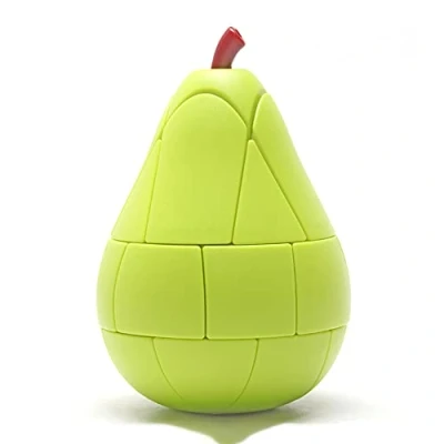 Image de Yealvin Cube de fruits 3D 3 x en forme poire Magic Speed Jouets éducatifs pour enfants Puzzle Brain Teaser