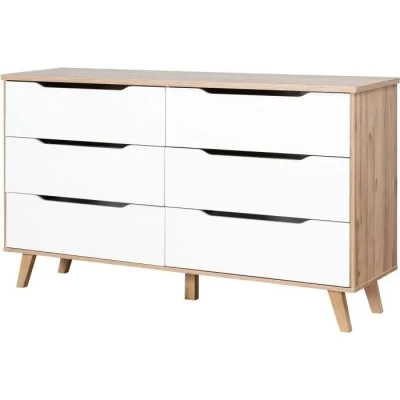 Image de Forte VANKKA C Commode, Bois d&#039;ingénierie, Blanc, 42