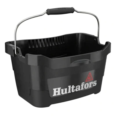 Image de Bac à Outils 15 litres I Hultafors Peut contenir 100 kg Max. de Construction Ultra résistant Forme Ergonomique Fabriqué en Suède 590101
