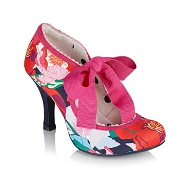 Image de Ruby Shoo Saule (bleu), Motif floral rose et bleu., 41 EU