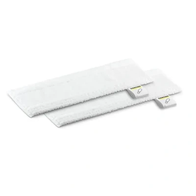 Image de KARCHER Kit 2 Serpillières surfaces délicates pour buse sol Compatible EasyFix (SC 1, SC 2, 3, 4, 5)