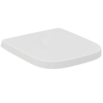 Image de Ideal Standard i.life S Abattant WC, Lunette Toilette, Siège WC,Frein de Chute, Déclipsable, Résistant, Fixations incluses, Modèle authentique, Blanc,T473701