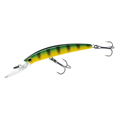 Image de Yo Zuri Cristal Minnow Deep Diver Doré Jaune (F) 110 mm 43/20,3 cm Vert Perchoir Flottant Leurre