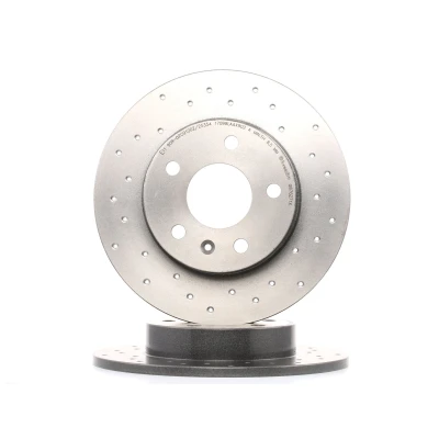 Image de BREMBO XTRA LINE 08.7627.1X Disque de frein 264 10 5 plein, troué revêtu avec vis/boulons OPEL: Astra H 3/5 portes, G Coupe, GTC