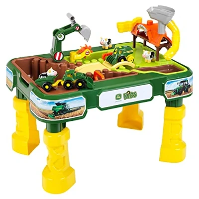 Image de Table multi jeux sable et eau John Deere KLEIN 3948 Mixte Enfant Jaune A partir de 3 ans