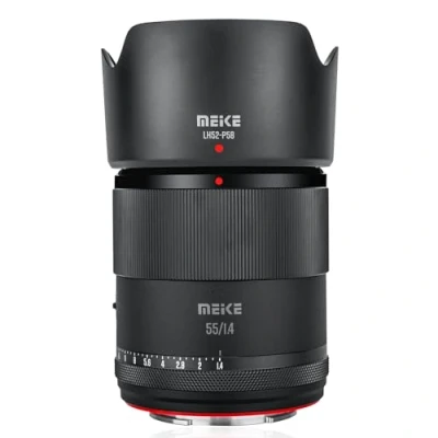 Image de Meike Objectif 55 mm F1.4 à ouverture standard APS C AF STM (moteur pas pas) autofocus pour appareils photo sans miroir Fujifile X Mount XT2 XT4 XT10 XT20 XT30 A2 X30 X70 S10