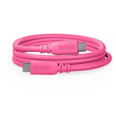 Image de RØDE Câble SC27 USB C SuperSpeed vers pour transfert de données rapide jusqu&#039;à 5 Gbps et alimentation 60 W (2 m, rose)