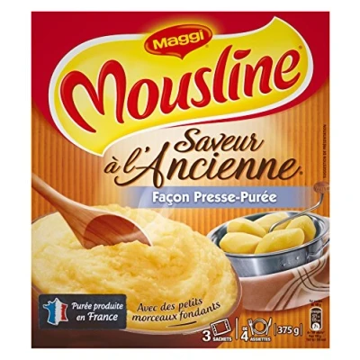 Image de Maggi Mousline Purée Saveur à l&#039;Ancienne Presse (3 Sachets) 375g