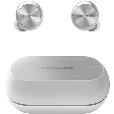Image de Technics Ecouteurs true wireless EAH AZ70WE S I HP 10mm Double réduction de bruits Bluetooth Touch sensor Charge rapide Activation assistant vocal IPX4 silver Version Française
