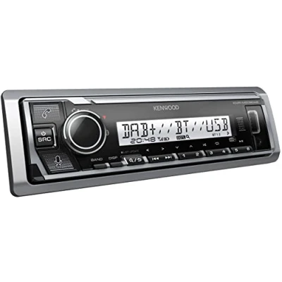 Image de Kenwood autoradio Marine, USB, iPhone, Bluetooth, Dab+, KMR M508DAB, Noir