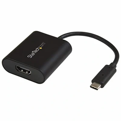 Image de StarTech.com Adaptateur USB C vers HDMI avec switch pour mode Présentateur Convertisseur Type 4K 60 Hz (CDP2HD4K60SA)
