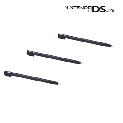 Image de Pack de 3 stylets pour Nintendo DS lite (NDSL DSL) Noir