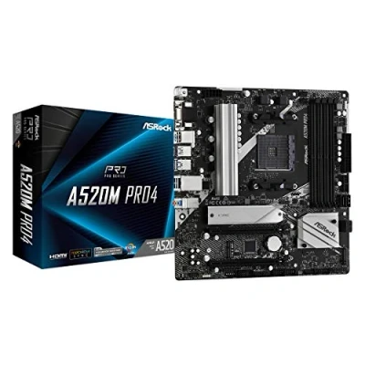 Image de Asrock A520M Pro4 Emplacement AM4 micro ATX Neuf