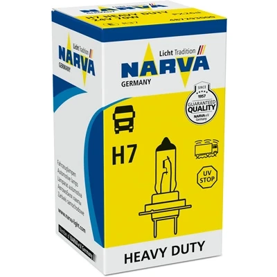 Image de NARVA 487293000 Ampoule, projecteur longue portée H7 24V 70W Halogène MAN: TGX, TGA, TGL, VOLVO: FH II, MERCEDES BENZ: ACTROS MP4 / MP5, ATEGO 2