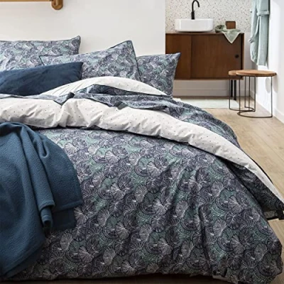 Image de Essix Housse de Couette en Percale Coton, Zephyr, 260x240 cm