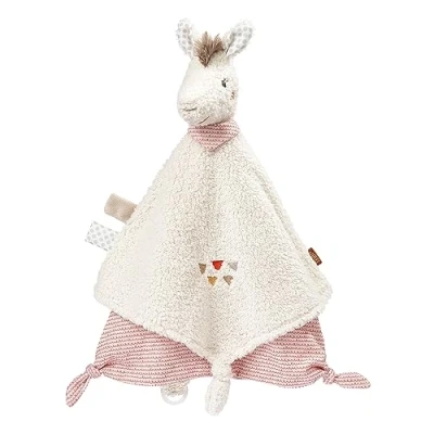 Image de Fehn Doudou bébé jouet Lama pour nouveau né avec attache tétine Marionnette d&#039;aide à l&#039;endormissement animal de sommeil bébés et jeunes enfants partir 0+ mois