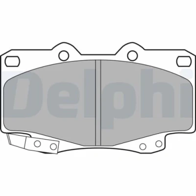Image de DELPHI LP2242 Jeu de plaquettes frein avec indicateur d&#039;usure sans tôle anti bruit accessoires TOYOTA: HILUX 3 Pick up, 6 up