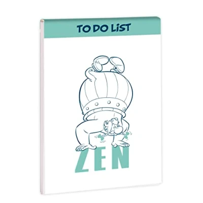Image de Clairefontaine 813059C Un Bloc To Do List A5 14,8 x 21 cm Obélix 52 Feuillets Imprimés Détachables Papier Blanc 90g Couverture finition mat avec vernis sur motif Collection Astérix