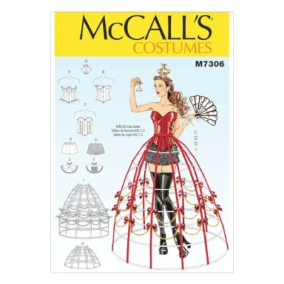 Image de McCall&#039;s Patterns 7306 A5 Patrons de Costumes Tailles 614 Patron Couture Multicolore