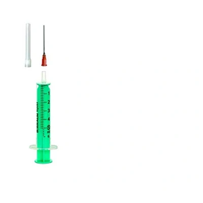 Image de AE GLAS Kit seringue de Laboratoire avec Aiguille émoussée Différentes Tailles pour E Liquid Aroma Hobby et Bricolage, Chlorure polyvinyle Polyéthylène (pièce 1x 5ml)