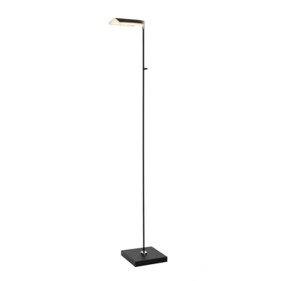 Image de Lucide Lampe sur pied LED Aaron, noir, dim à intensité variable warm, hauteur 134 cm