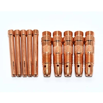 Image de RIVERWELD Corps de pince TIG 10N24 10N32 (2.4mm), kit tailles assorties adapté à SR DB PTA WP 17 18 26 torche soudage 10 pièces