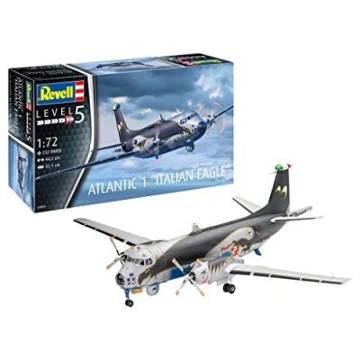 Image de Revell Breguet Atlantic 1 &quot;Italian Eagle, Fmaquette Avion 1:72, 44,2 cm Air Craft Maquette, 03845, Multicolor