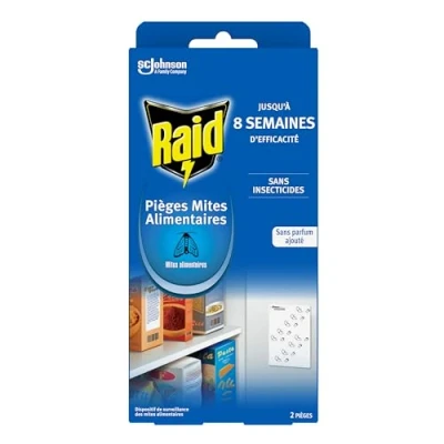 Image de Raid Piège Mites Alimentaires Anti Sans Insecticides Jusqu&#039;à 8 Semaines d&#039;Efficacité 2 Pièges
