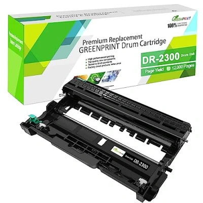 Image de DR 2300 DR2300 Tambour Cartouche de Compatible 12000 Pages pour Brother imprimantes HL L2300D L2340DW L2360DN L2365DW DCP L2500D L2520DW L2540DW MFC L2700DN L2700DW L2720DW L2740DW (Noir)
