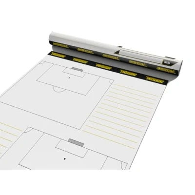 Image de Rouleau Feuille Tactique Football Terrain Entier vestiaire (Modèle Demi Terrain)