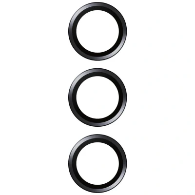 Image de Verre Trempé Samsung Galaxy S24 Plus: PanzerGlass Camera Protector Hoop Optic Rings Bordures noires