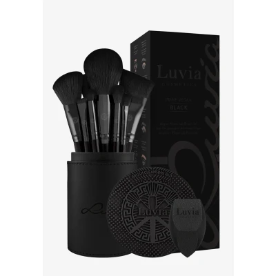 Image de Luvia Cosmetics Prime Vegan PRO Black Edition Set de brosses à maquillage, Taille: One Size,